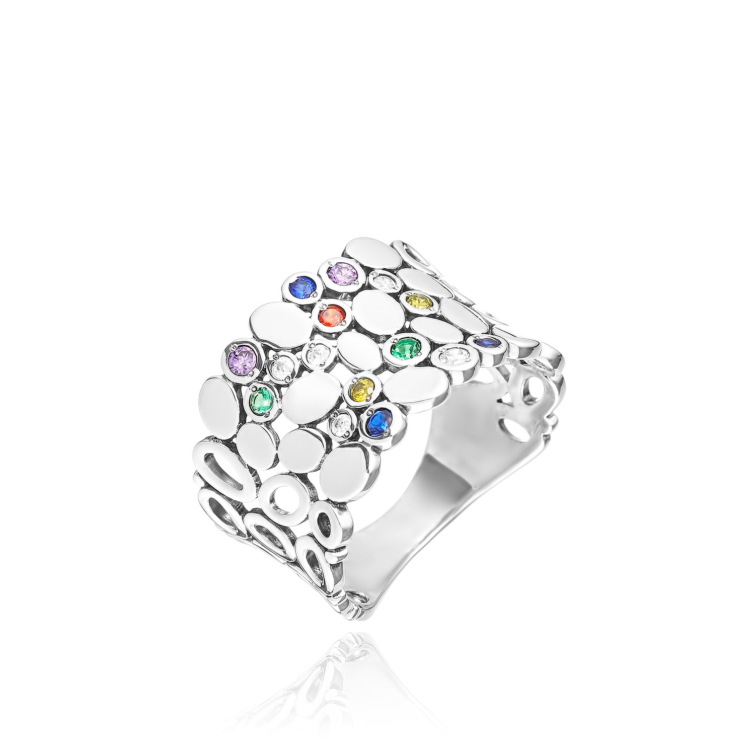 Кольцо Эллада Серебро 925, артикул 1.1756м