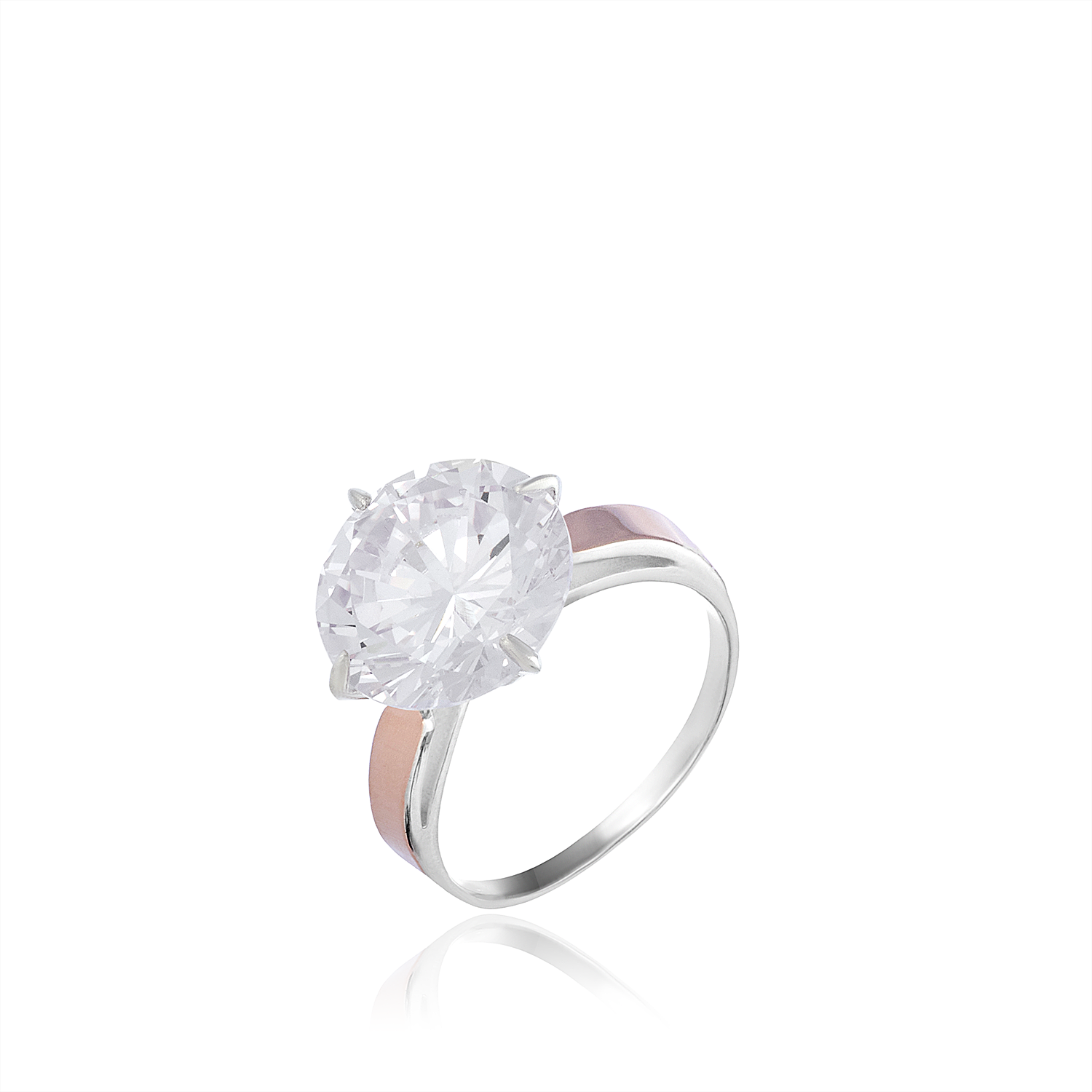 Кольцо Фея Симона Серебро 925 Золото 375 (в т. ч. 0.06гр), артикул 1.1815зн