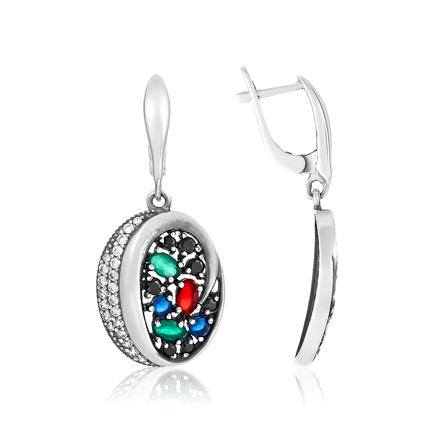 Серьги Вереск Серебро 925, артикул 1.20090/1с — изображение 6