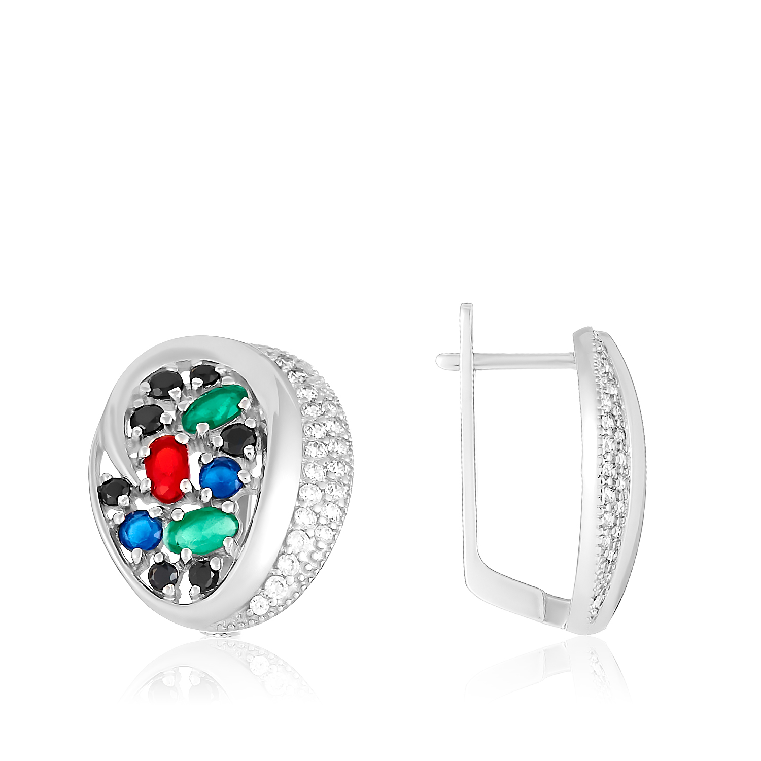 Серьги Вереск Серебро 925, артикул 1.20090р/с — изображение 6