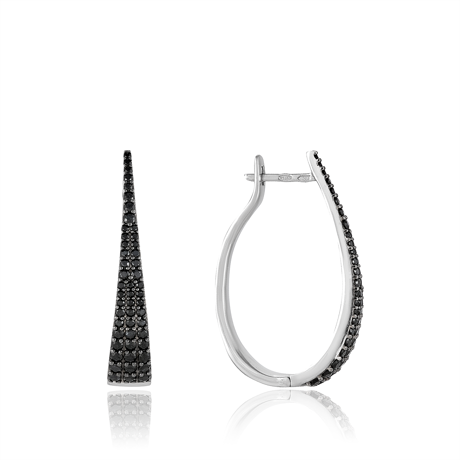 Серьги Амаретто Серебро 925, артикул 1.20106р