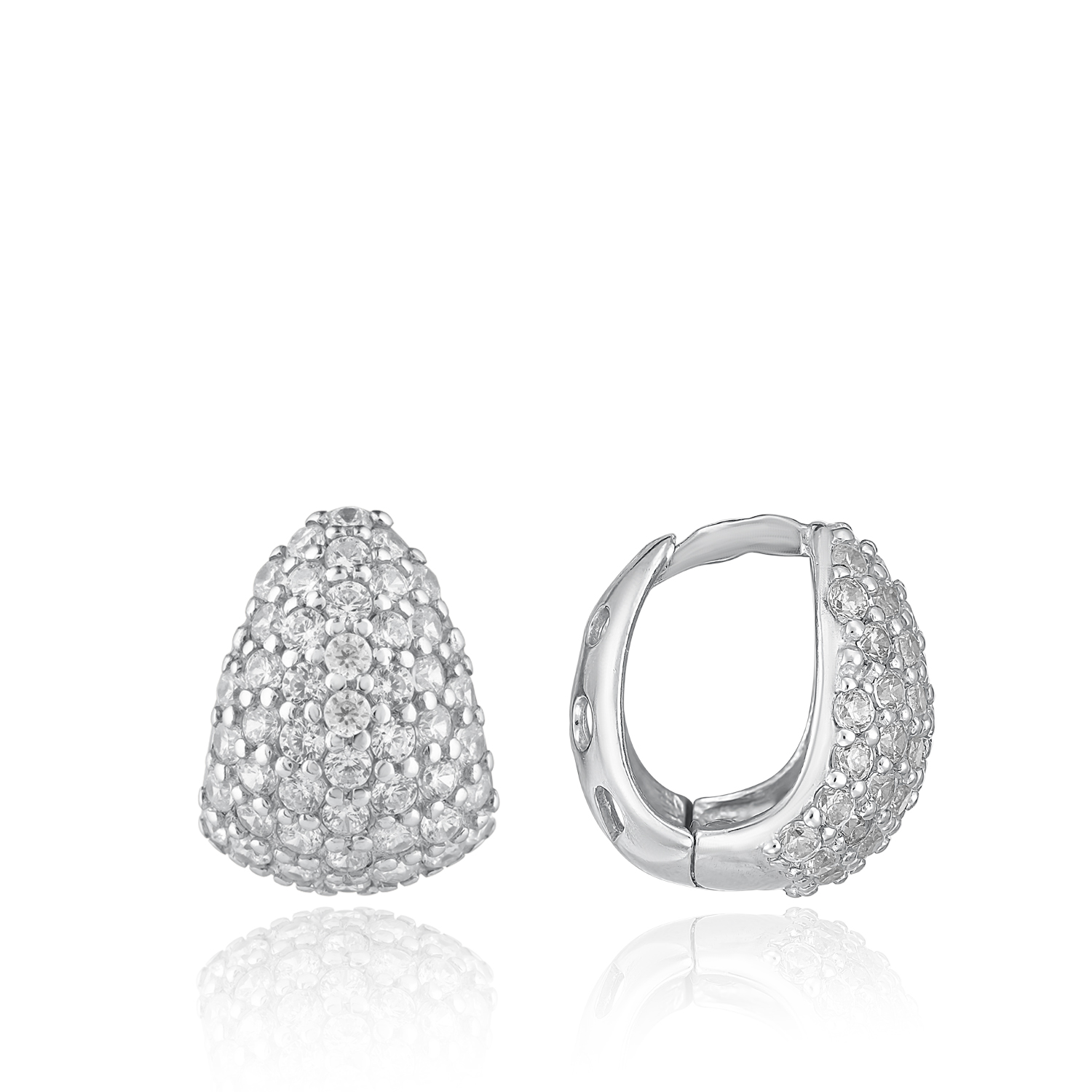Серьги Безе Серебро 925, артикул 1.2453