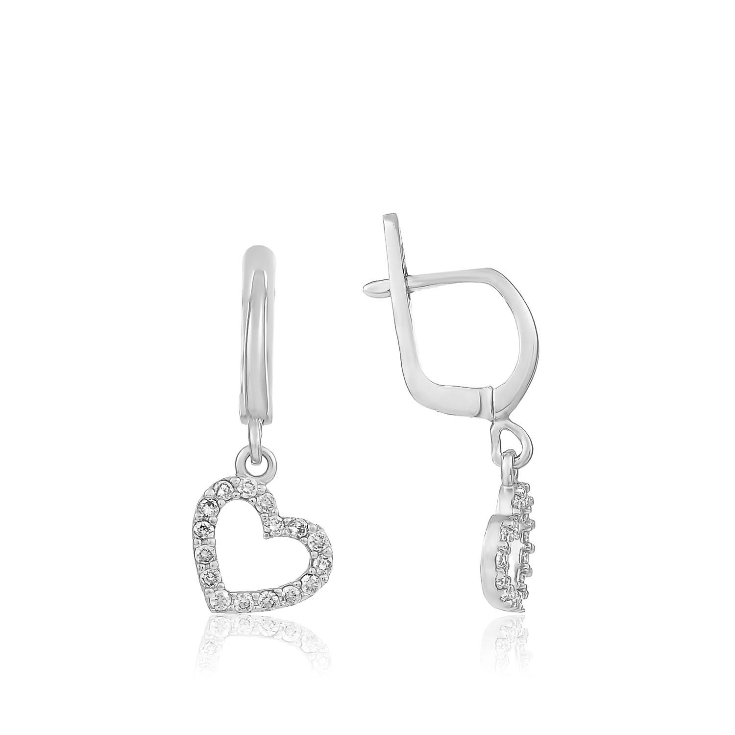 Серьги Тиамо Серебро 925, артикул 1.2739р