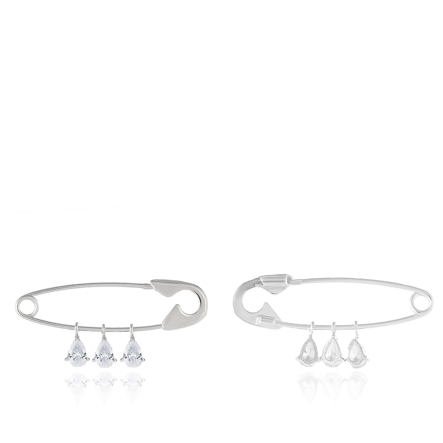 Брошь Декор-груша Серебро 925, артикул 1.5495