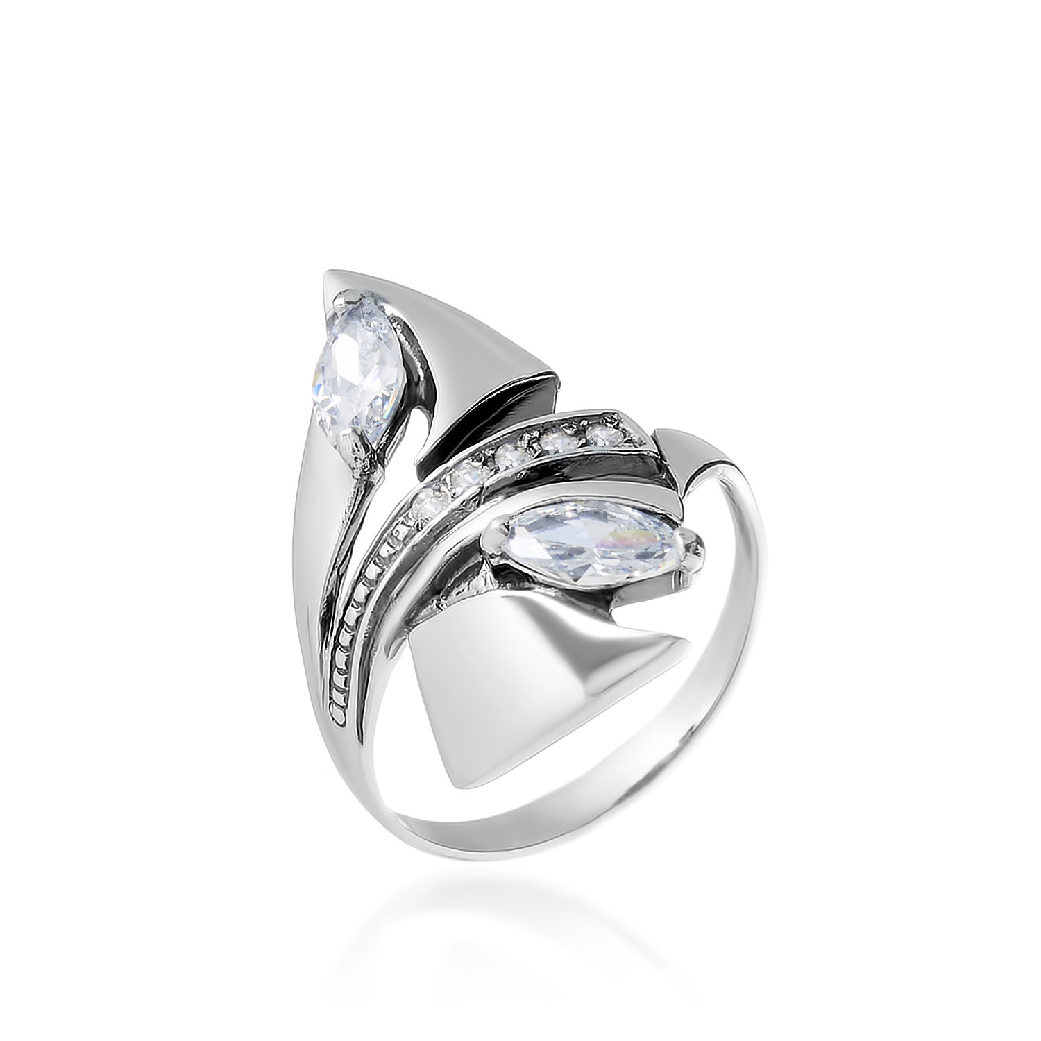 Кольцо Грация Серебро 925, артикул 2.1047