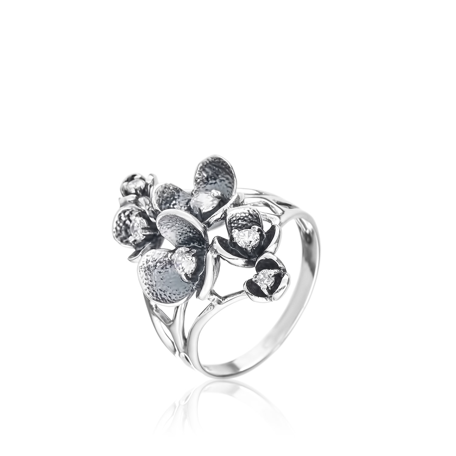 Кольцо Сакура Серебро 925, артикул 2.1634