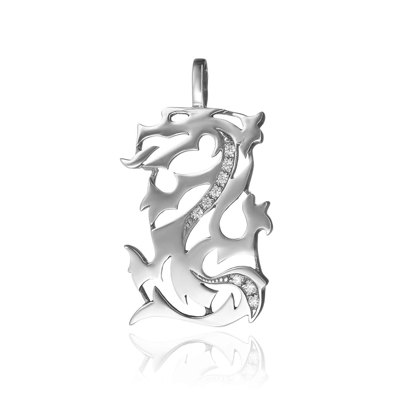 Подвеска Дракон Серебро 925, артикул 2.3050