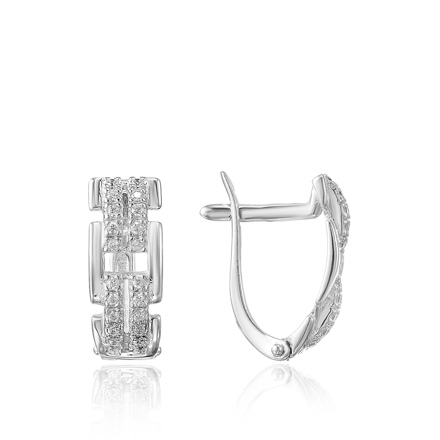 Серьги пр_Серьги №12 (212101) Серебро 925, артикул 300838