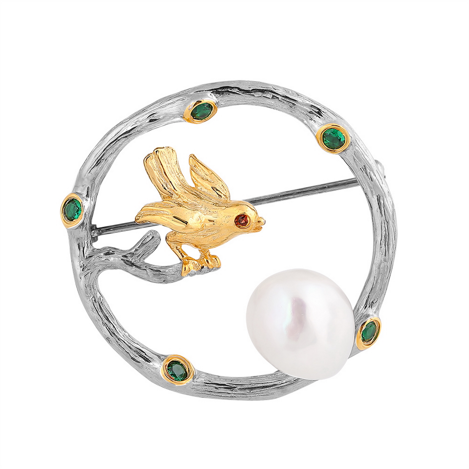 Брошь Брошь Серебро 925, артикул И3-1142-21-61