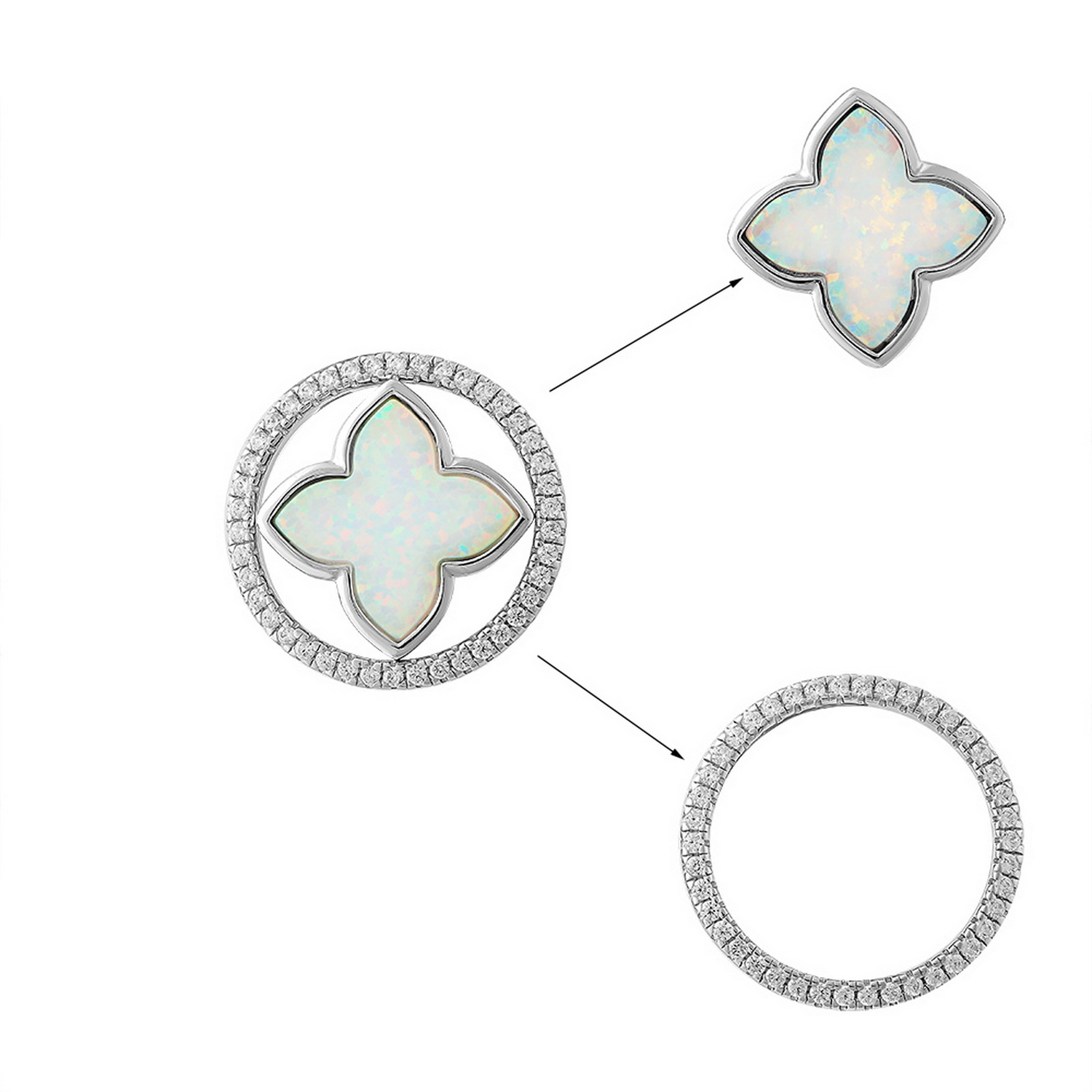 Подвеска Подвеска Серебро 925, артикул И3-1316-23-61